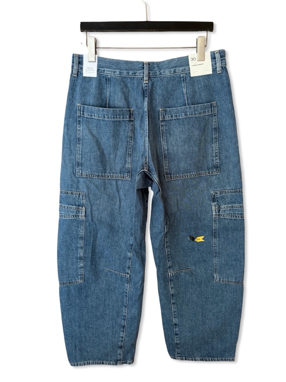 Citizens of Humanity Marcelle Cargo Jeans iElysian Blue Carpenter Denim Pants 30 - Picture 4 of 13
